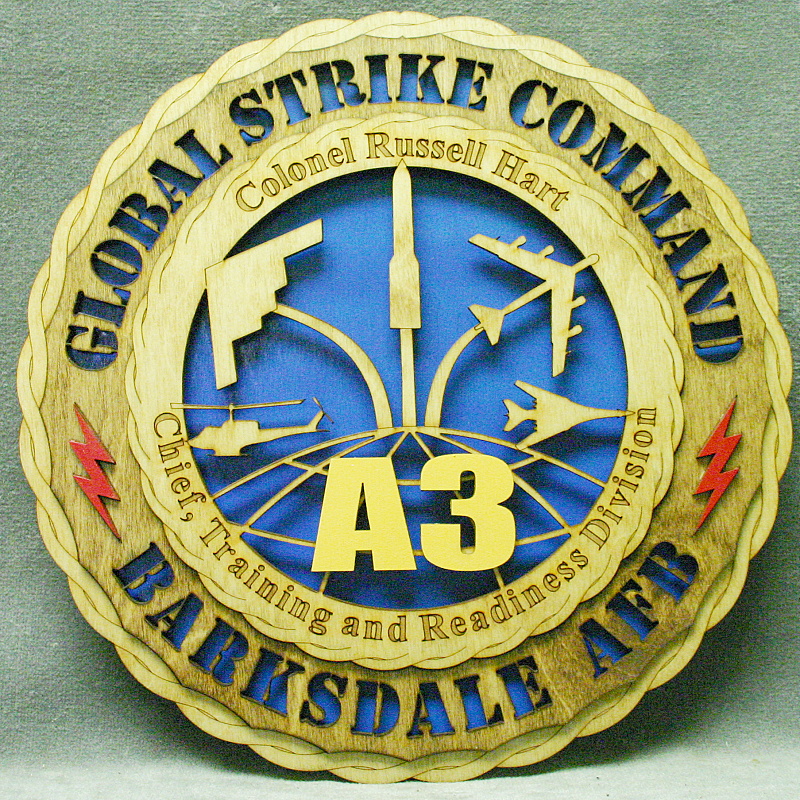 Air Force Global Strike CMD A3 Emblem